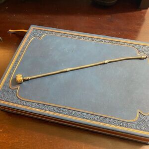 Pandora bracelet with gold clasp